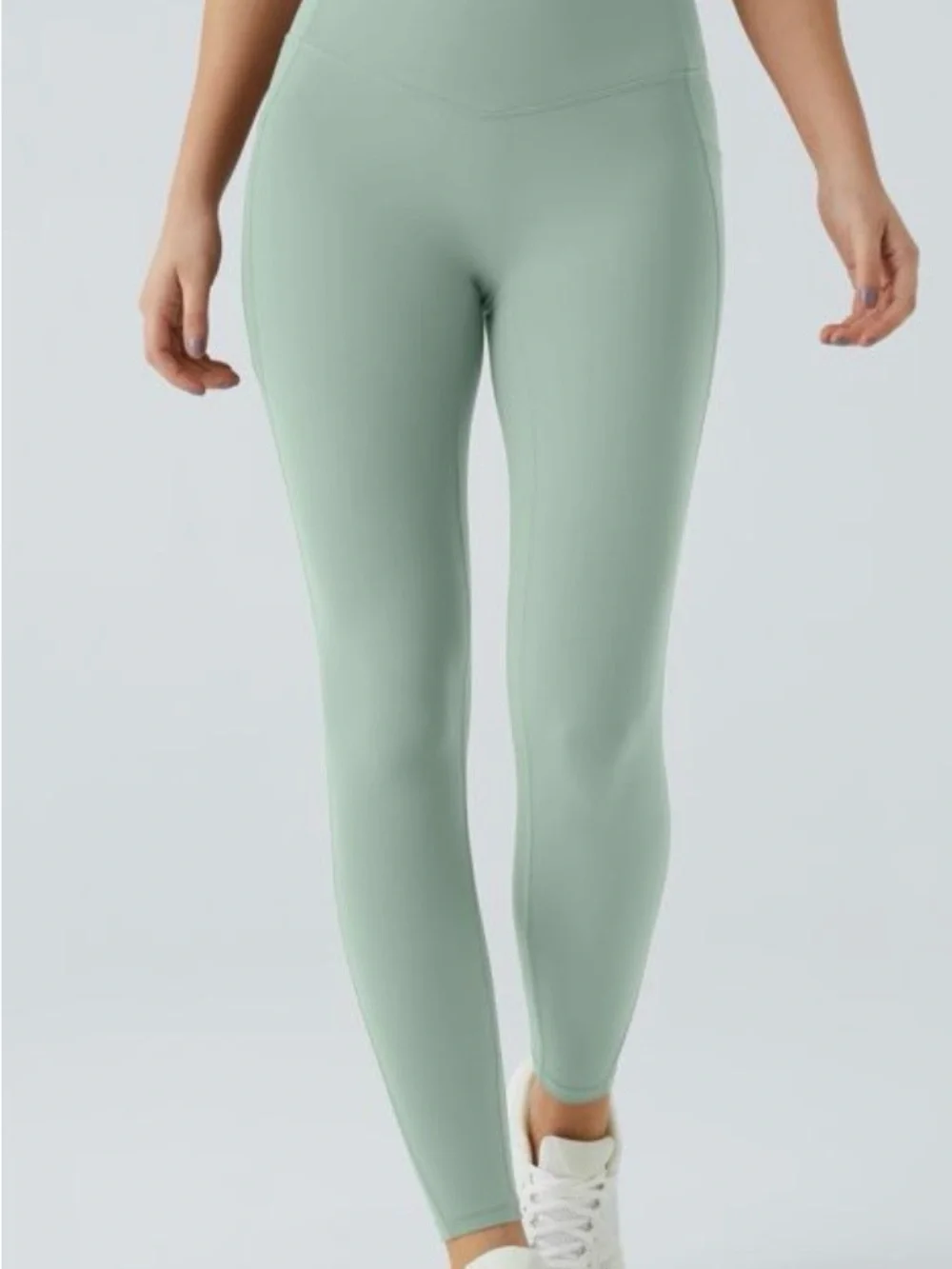 Halara ultrasculpt High-Rise Pocket Leggings - Sage Green - Picture 2 of 5